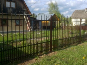 Сварные заборы с утрамбовкой щебнем 12 метров фото в Богородске